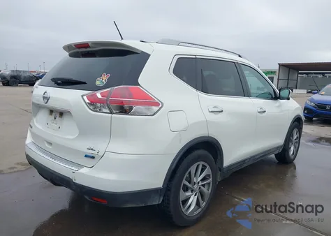 2014 Nissan Rogue Sl z USA, uszkodzony, nr VIN 5N1AT2MT5EC852809